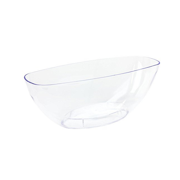 Coubi clear transparent oval pot