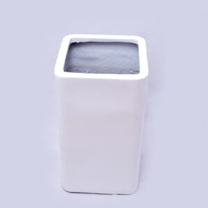 Medium Square cubic Fiberglass Pot – height 65cm